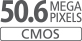 50,6 Megapixel CMOS-sensor van APS-C-formaat
